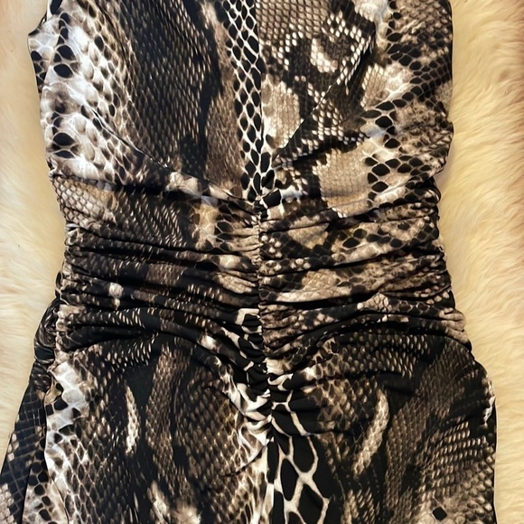 Lauren Ralph Lauren Snakeskin Print Sleeveless Dress - Picture 4 of 7